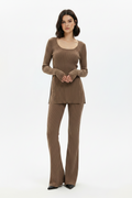 Unknown Brand 2-Pieces Long Sleeve Cotton Set Loungewear Size S