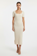 H&M Divided Short Sleeve Bodycon Midi Casual Dress Size XS