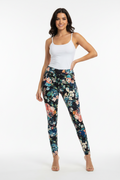 PrettyLittleThing Black Floral Trousers Front Pockets Brand New Size 10