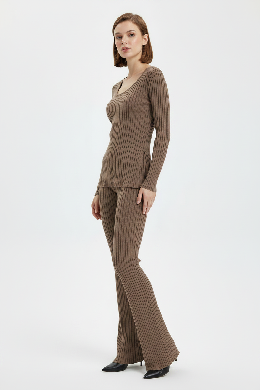 Unknown Brand 2-Pieces Long Sleeve Cotton Set Loungewear Size S