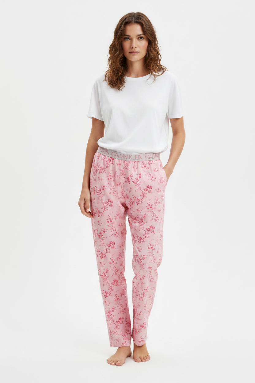 Calvin Klein Pink Pyjama Pants Lounge Bottoms Sleepwear Size S