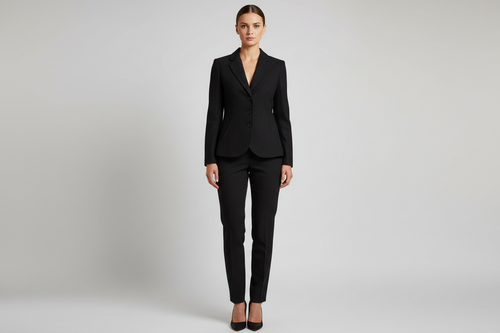 Autonomy Black With Silver Threads Collared Blazer Jacket Size 10