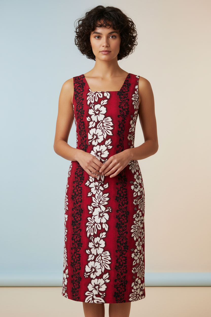 Royal Creations Hawaii Vintage Sleeveless Midi Dress Size XS — XS