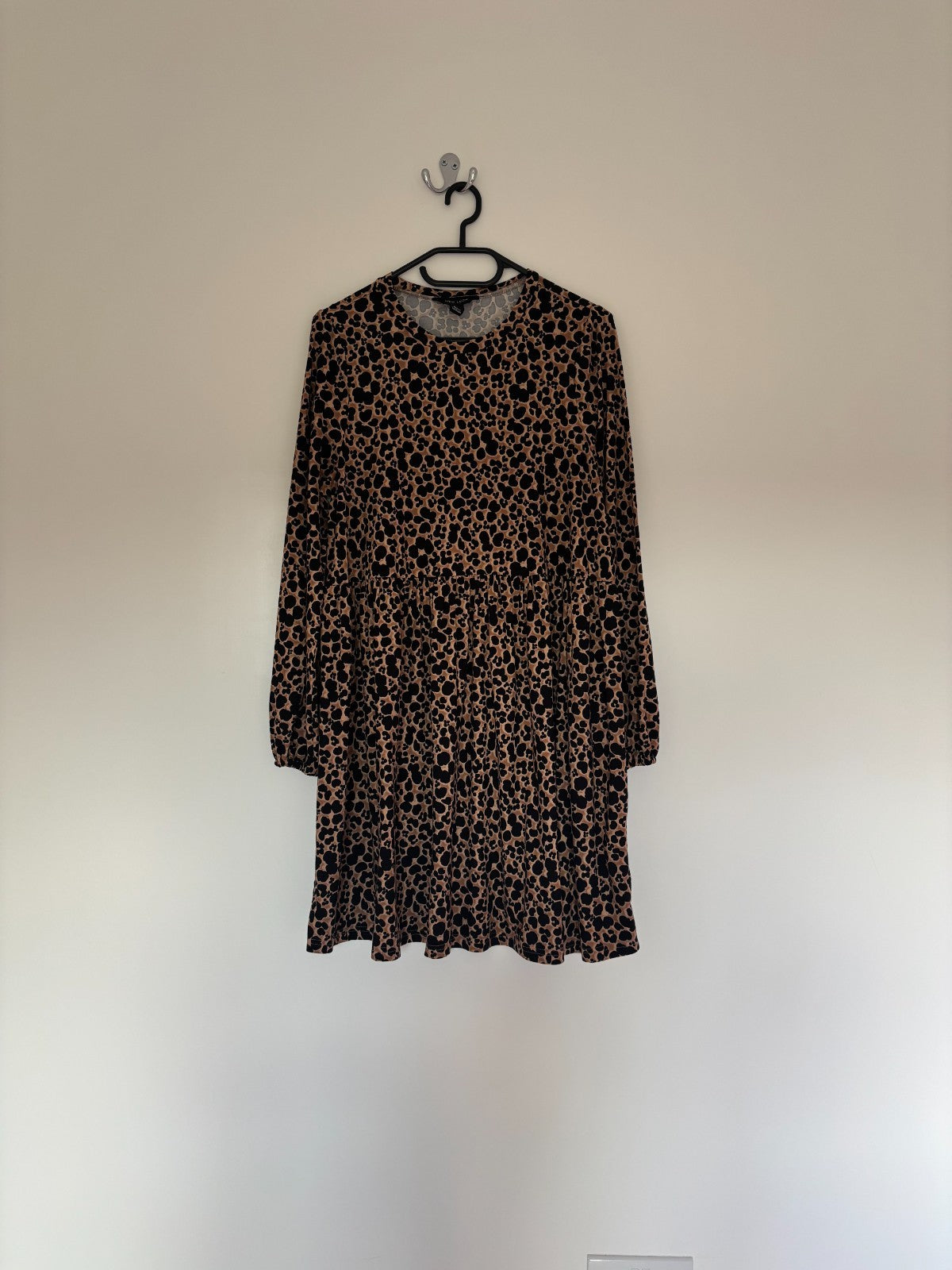 New Look Long Sleeve Casual Smock Dress Size 12 — 12