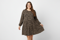 New Look Long Sleeve Casual Smock Dress Size 12 — 12
