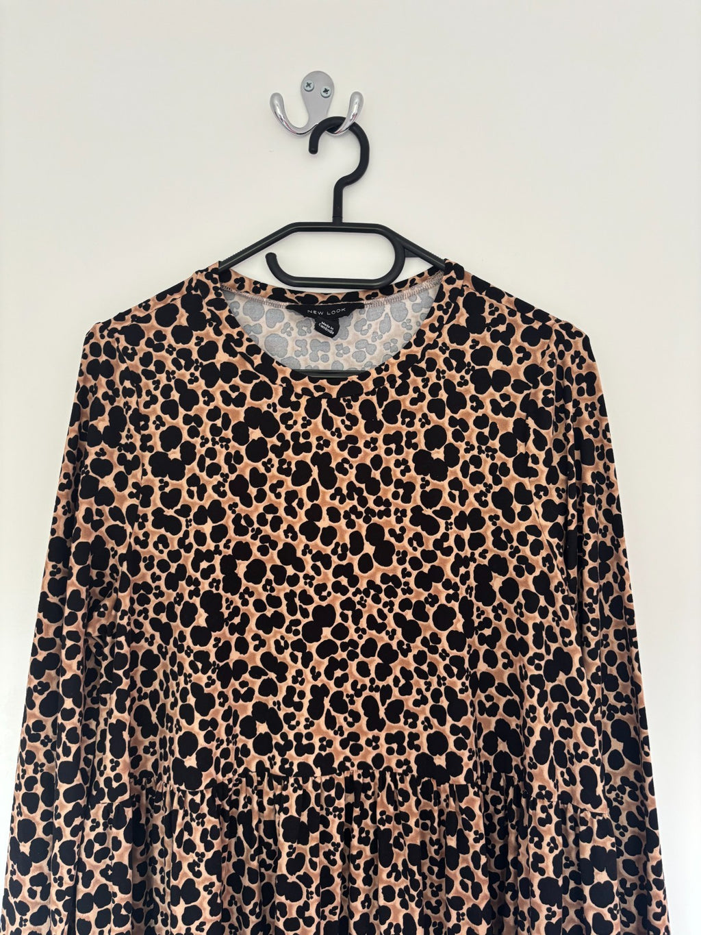 New Look Long Sleeve Casual Smock Dress Size 12 — 12