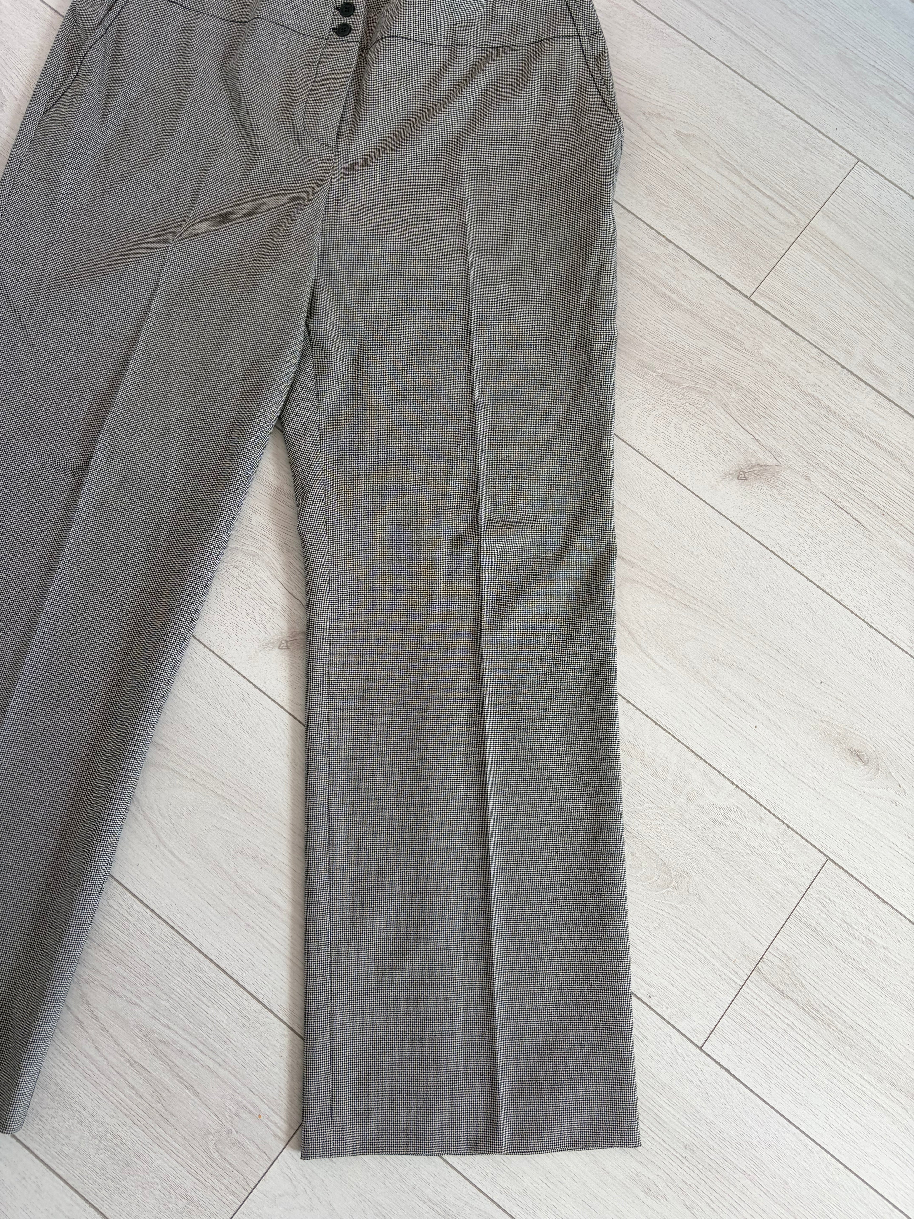 Debenhams J. Taylor Patterned Tailored Suit Style Trousers Black
