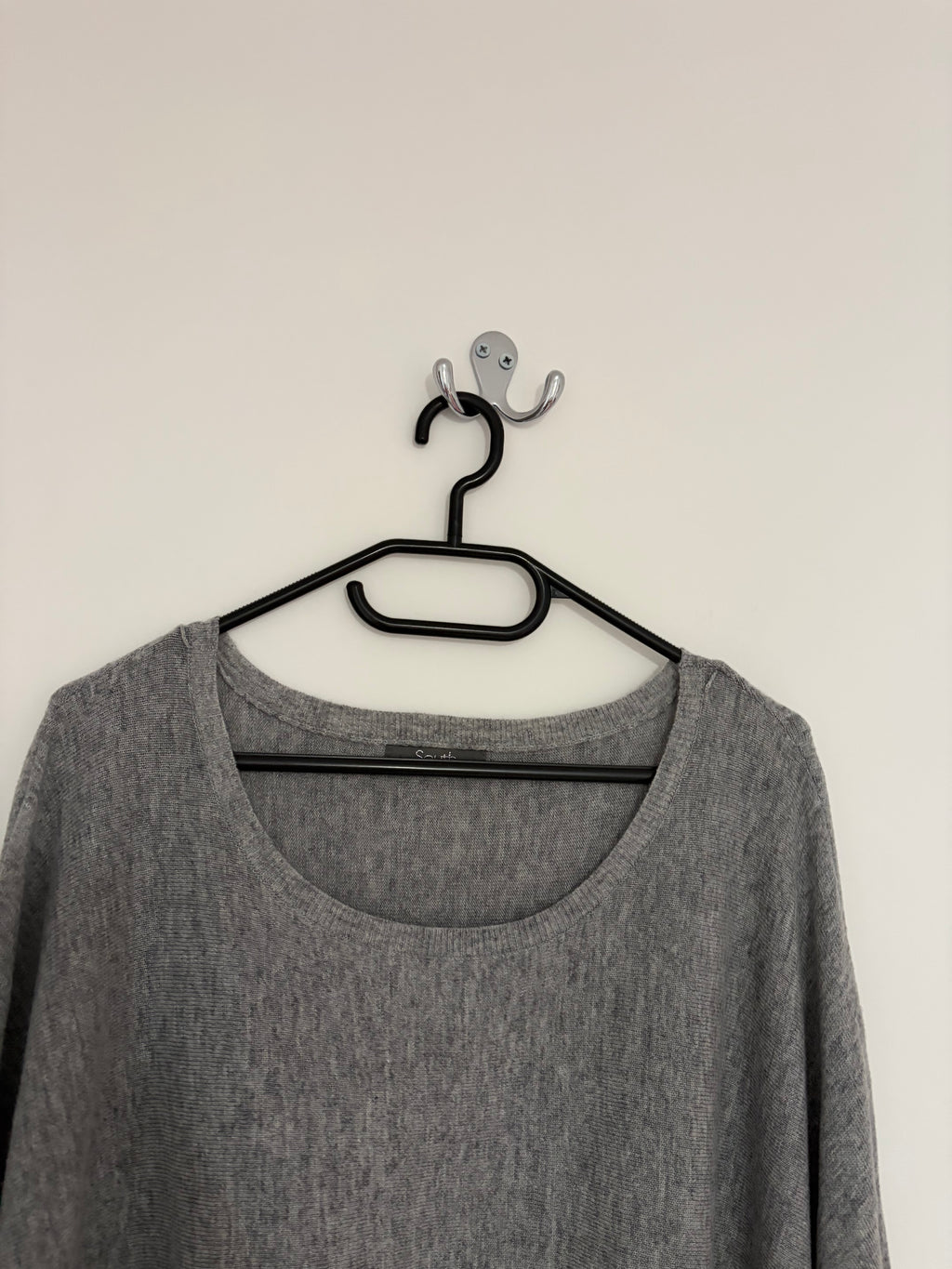 South 3/4 Batwing Style Sleeve Jumper Pullover Grey Size 20-22