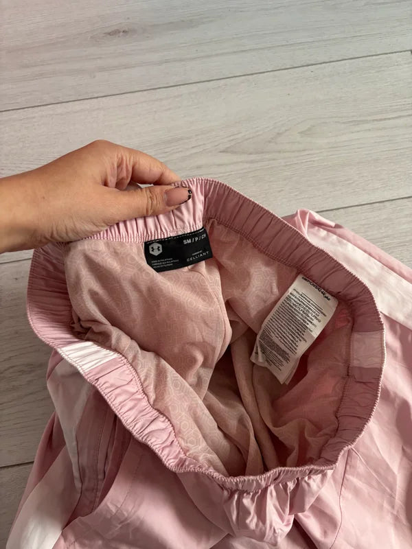 Under Armour Rush Activewear Trousers Joggers Pink Size S — S