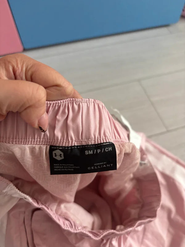 Under Armour Rush Activewear Trousers Joggers Pink Size S — S