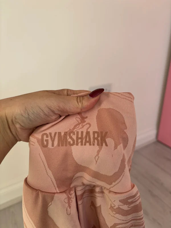 Gymshark Activewear Leggings Trousers Pink Patterned Size XS