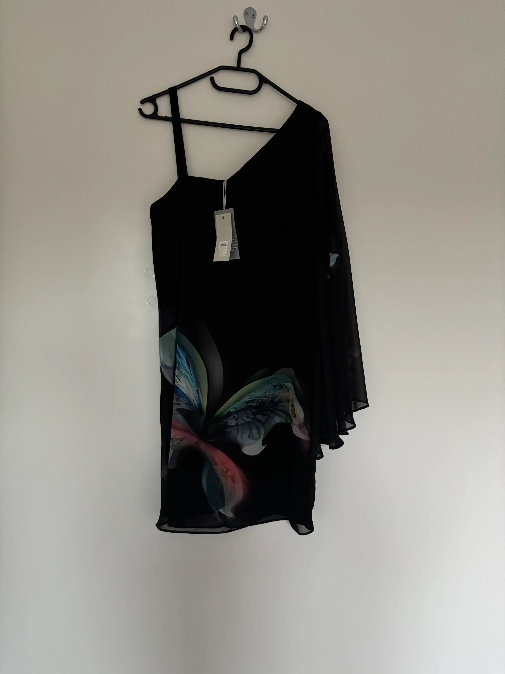Sapphire for Wallis One Flare Sleeve Chiffon Style Occasion Dress Size 12