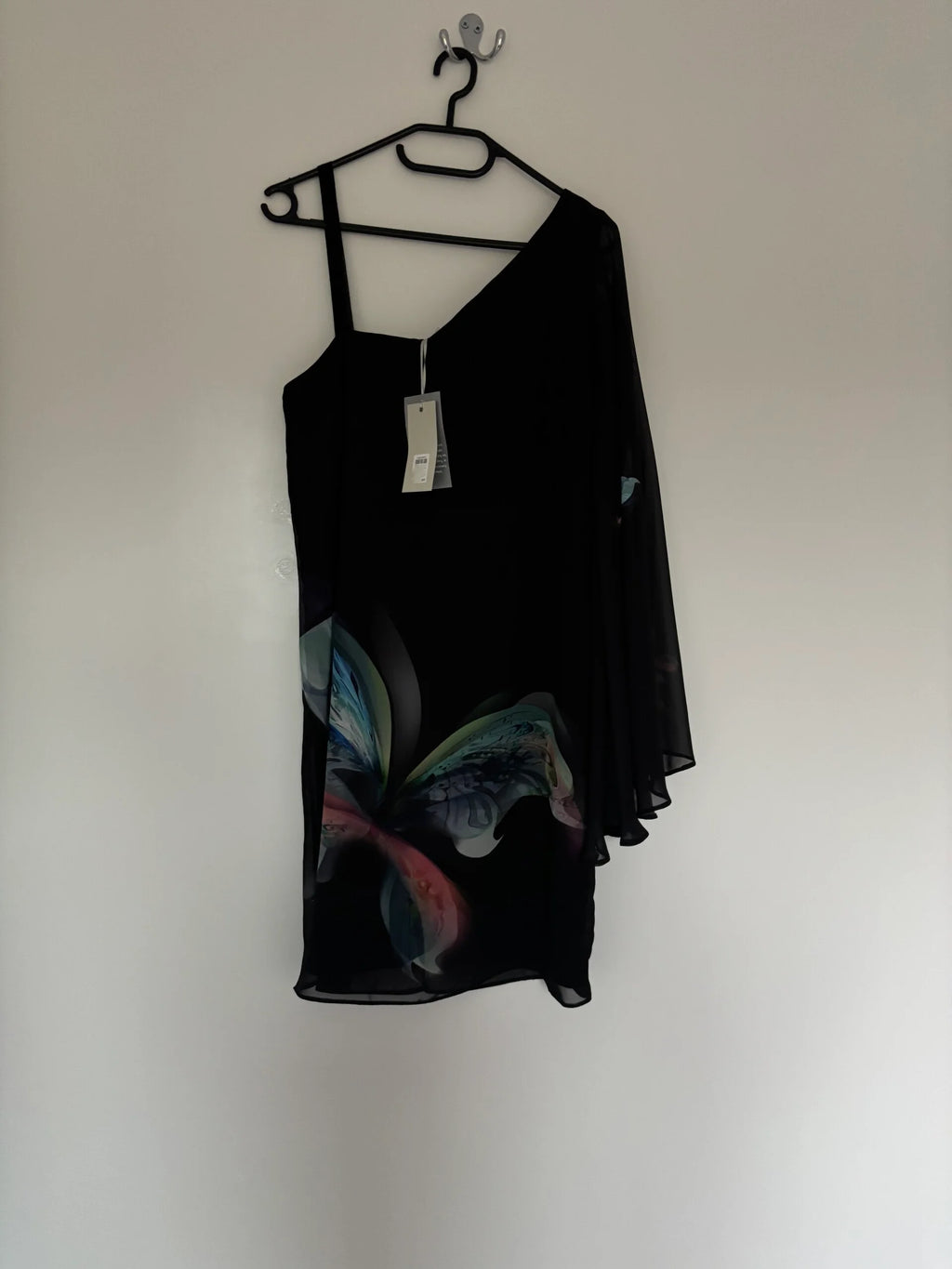 Lovedrobe Faux Wrap Midaxi Dress With Ruffle Hem Size 12