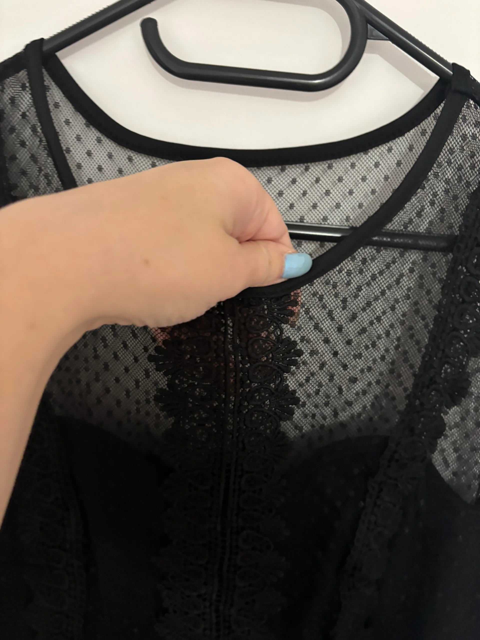 Shein Curve Long See Through Sleeve Pleated Midi Dress Size UK 18